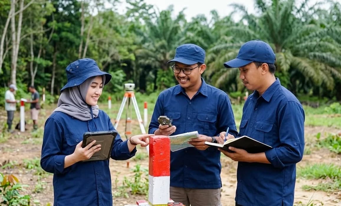 pengukuran tata batas